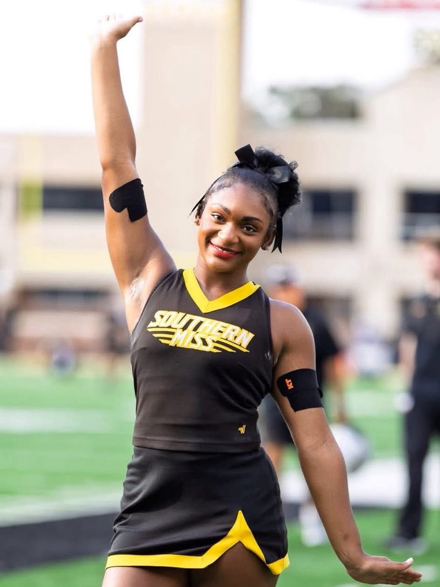 We are very proud of our Work Study students here at the Center.  We believe in diving in and being a part of the university community.  We love bragging on our students any chance we get!  This is Zoey Feazell doing her part to cheer us to victory!  Southern Miss To The Top!!