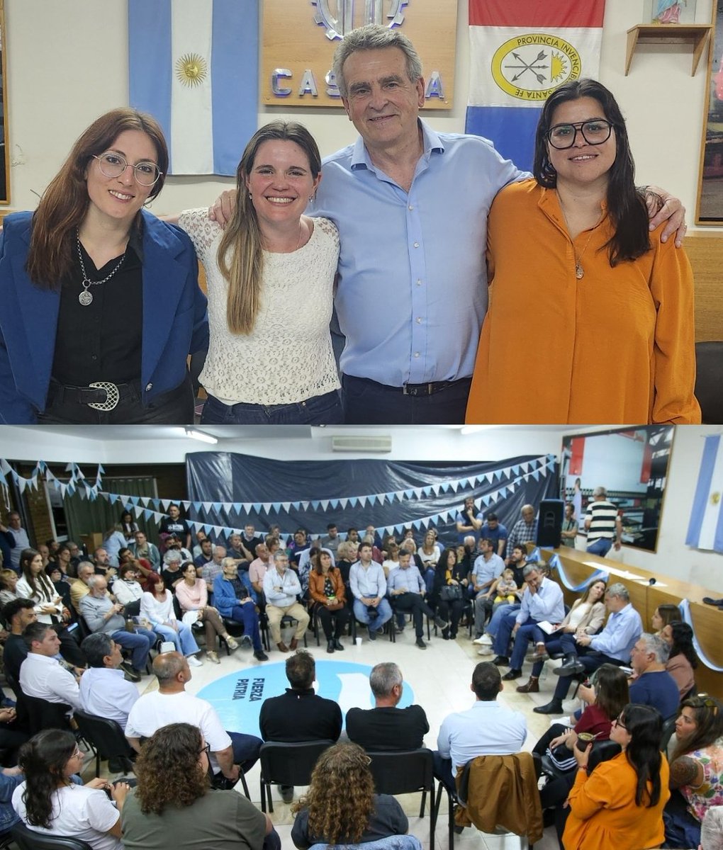 ASAMBLEA CIUDADANA en CASILDA
Hermoso encuentro compartimos en Casilda junto a vecinos de la ciudad, comunidades del dto. Caseros y de la región.

Vamos a poner un freno a Milei y a construir de nuevo un horizonte de felicidad para nuestro pueblo con <a href="/carentepp/">Caren Tepp</a> y <a href="/RossiAgustinOk/">Agustín Rossi</a>