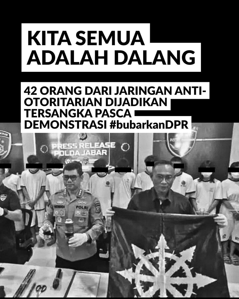 BandilangItimPH's tweet photo. A statement on the anti-anarchist, anti-authoritarian repression or "black scare" in Indonesia by @serikattahanan  

https://t.co/d0QKgvtV89 https://t.co/3KjBEdlLD1