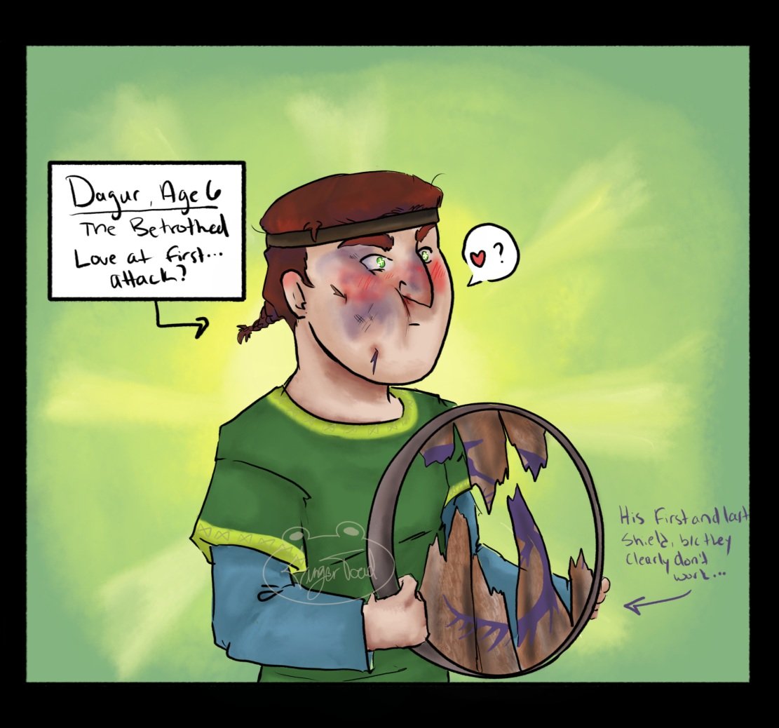 GingerToad's tweet image. OC (Sigrid) x Dagur the Deranged ?? Hehehe #httyd #rtte #ocxcanon