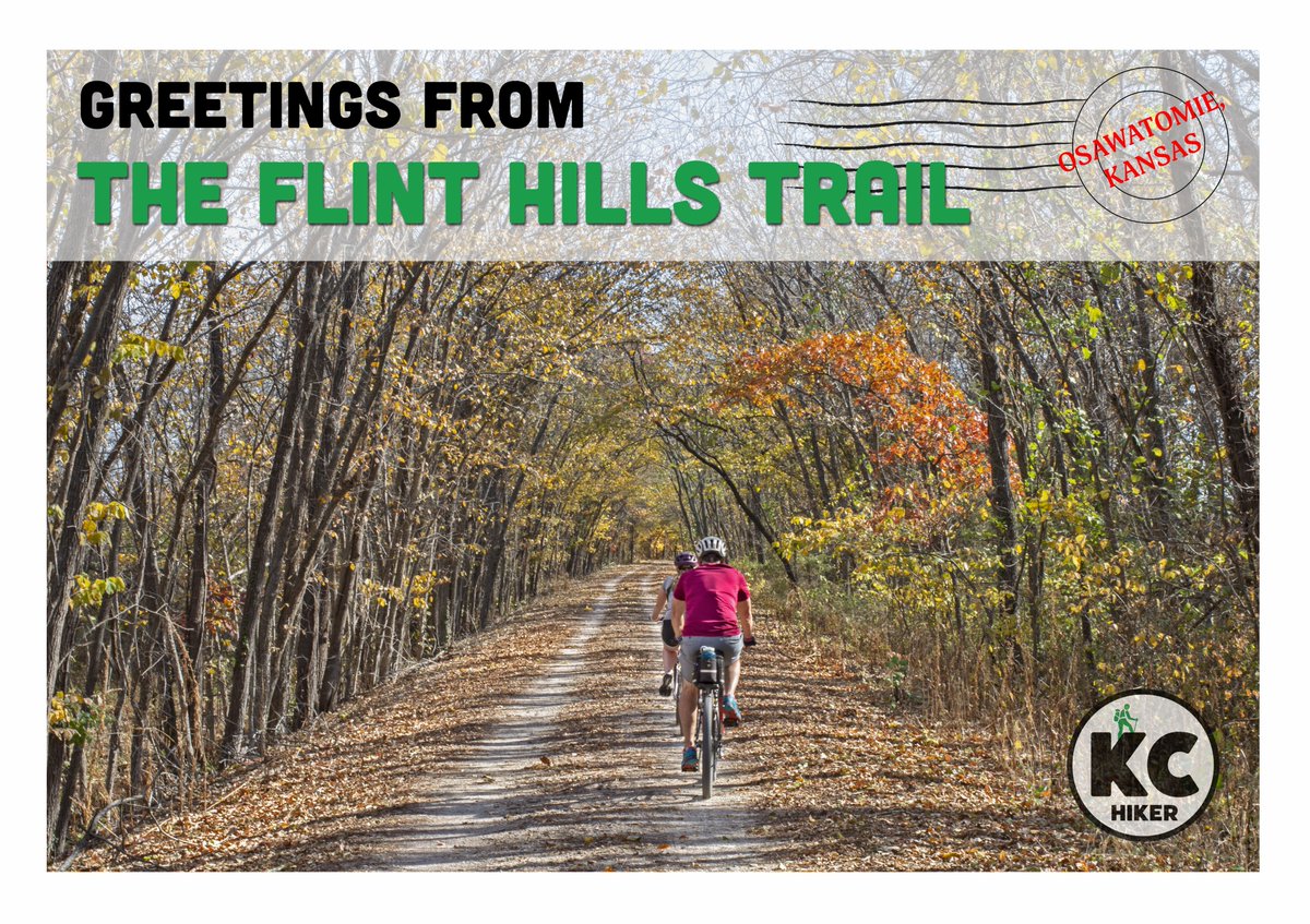 Want to bite off a small chunk of the Flint Hills Trail? The section shown here, a few miles west of Osawatomie, falls between forested bluffs and the Marais Des Cygnes River. Exact deets are at: kansascityhiker.com/kansas-city-da…

#flinthillstrail #osawatomieks #hikingkansas #kansastrails