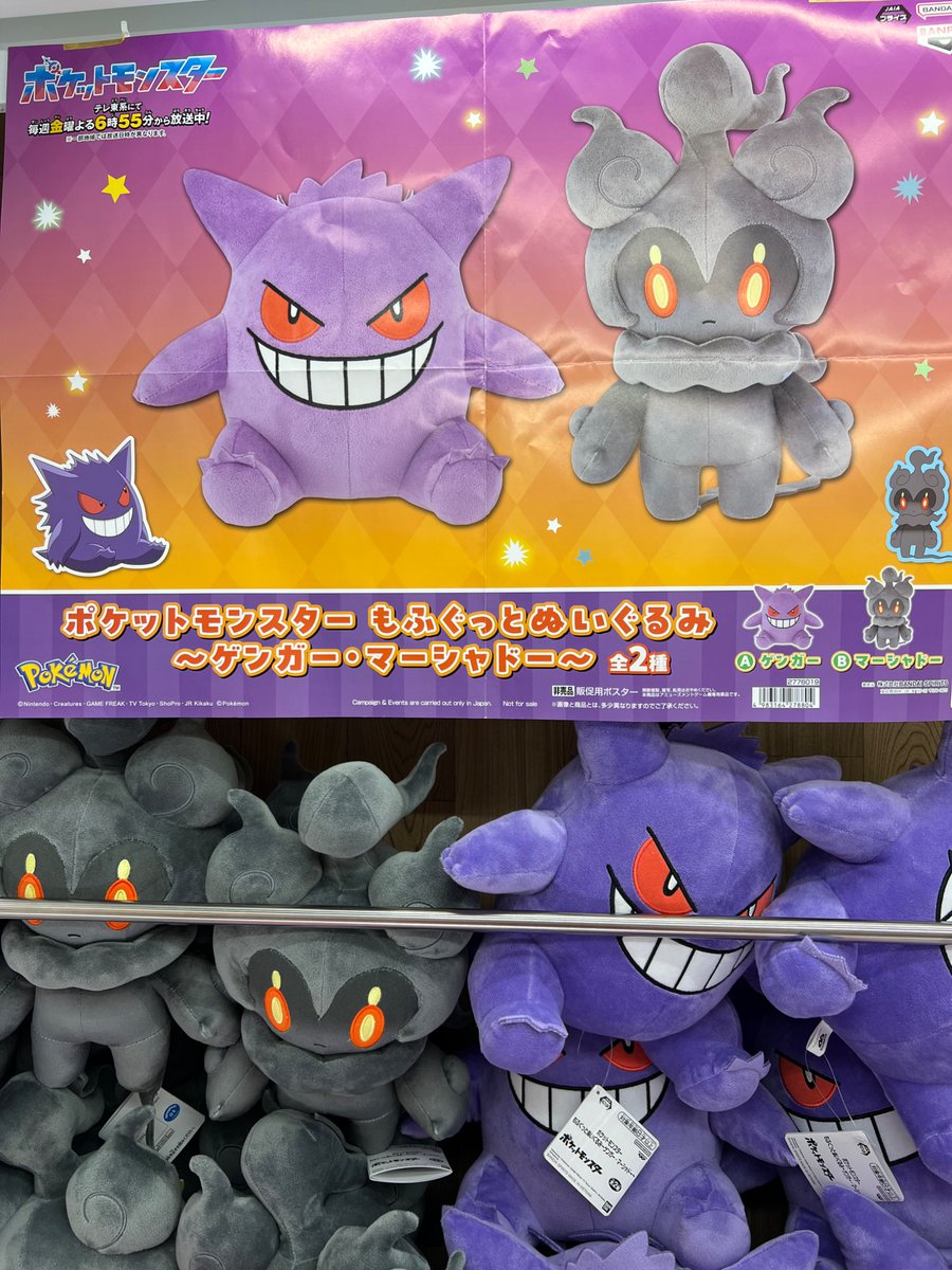 ✨新景品入荷情報✨ #ポケットモンスターもふぐっとぬいぐるみ