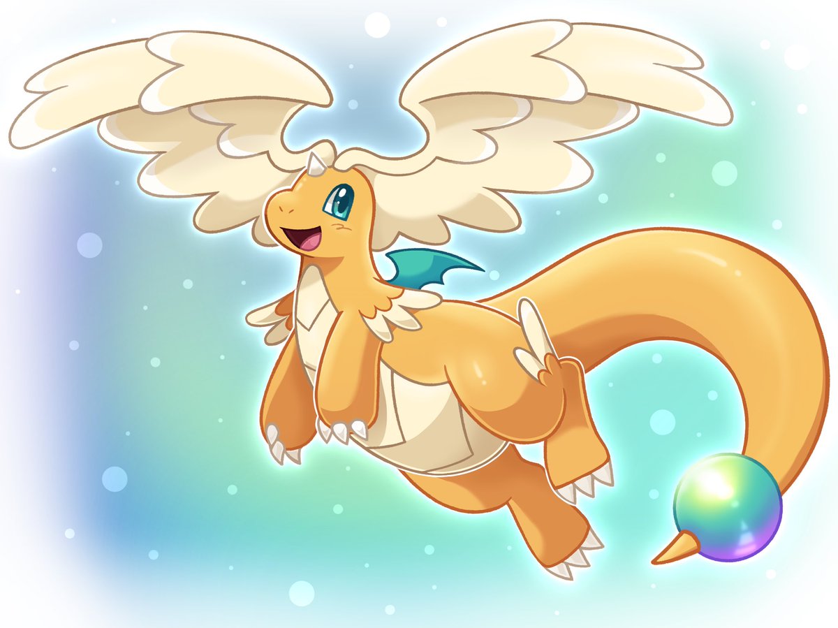 mega dragonite fanart #PokemonLegendsZA