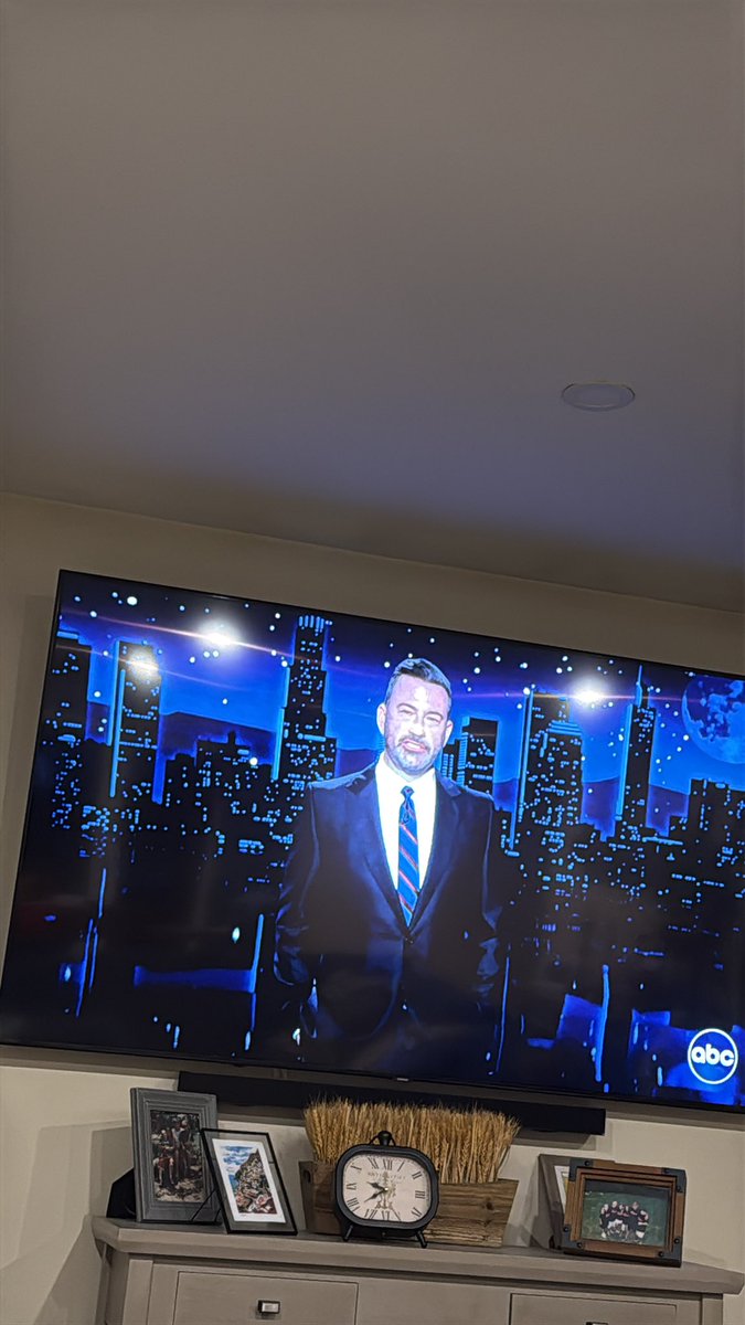 mjnash3's tweet photo. Watching my last recording of @jimmykimmel @JimmyKimmelLive 😢…heading towards a dictatorship 😡 https://t.co/cyO18sxjnl