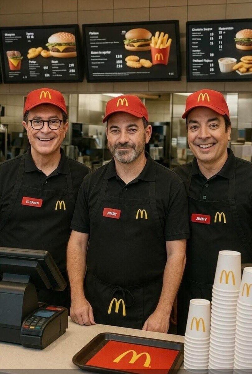 CeCe (@cecegkh) on Twitter photo Hey, President Trump, do you approve of these new McDonald’s employees? 😁😁😁
<a href="/POTUS/">President Donald J. Trump</a> Hey, President Trump, do you approve of these new McDonald’s employees? 😁😁😁
<a href="/POTUS/">President Donald J. Trump</a>