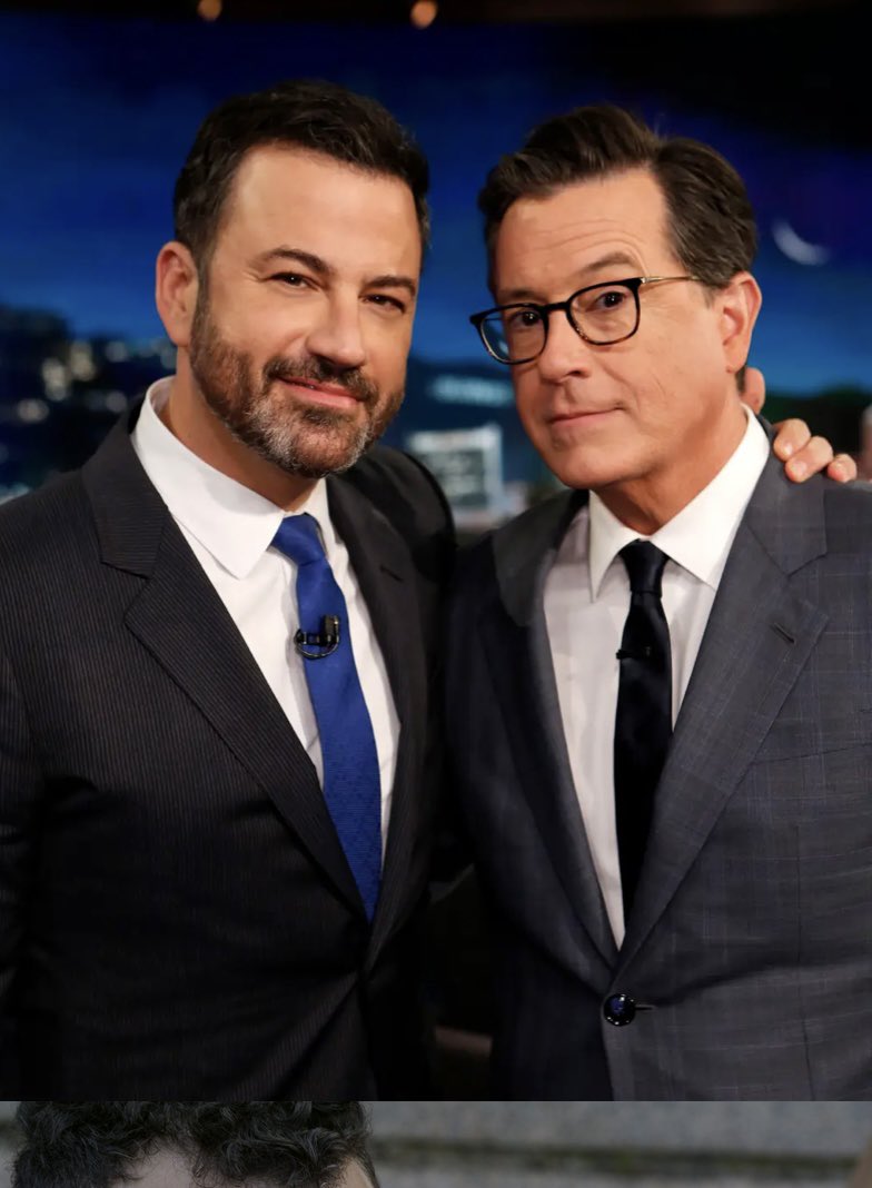 My Heroes <a href="/StephenAtHome/">Stephen Colbert</a> &amp; <a href="/JimmyKimmelLive/">Jimmy Kimmel Live</a>. #BoycottCBS #BoycottABCNetwork and <a href="/GayleKing/">Gayle King</a> Too!
