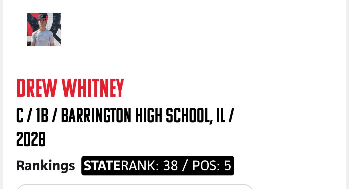 DrewWhitney2028's tweet image. Thank you @PrepBaseballIL for the ranking! 
@TopTierNorth @bhsbleacher 

tinyurl.com/2pbxks8d