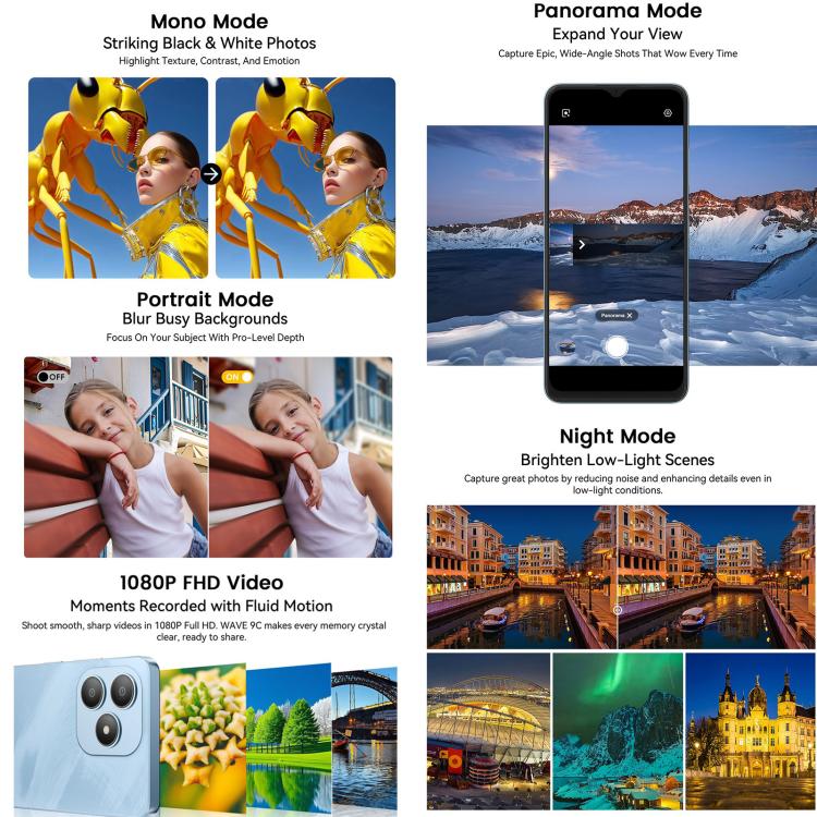 SunskyOnline's tweet image. 📱 Blackview WAVE 9C
 
✦ Long-Lasting 5000mAh Battery 
✦ Dual Cameras – 13MP rear and 8MP front.
✦ 3.5mm Jack + Type-C – Use wired headphones and modern charging.
 
👉bit.ly/46sq3XQ
#AffordablePhone #Simplicity #EasyToUse #Blackview #Tech