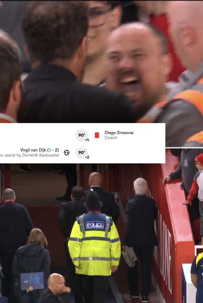 Rafa Benitez had Simone proper rattled 🤣