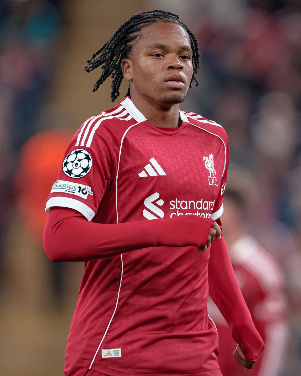 At 17 years and 19 days old, Rio Ngumoha is now the youngest ever player to feature for Liverpool in European competition ⭐