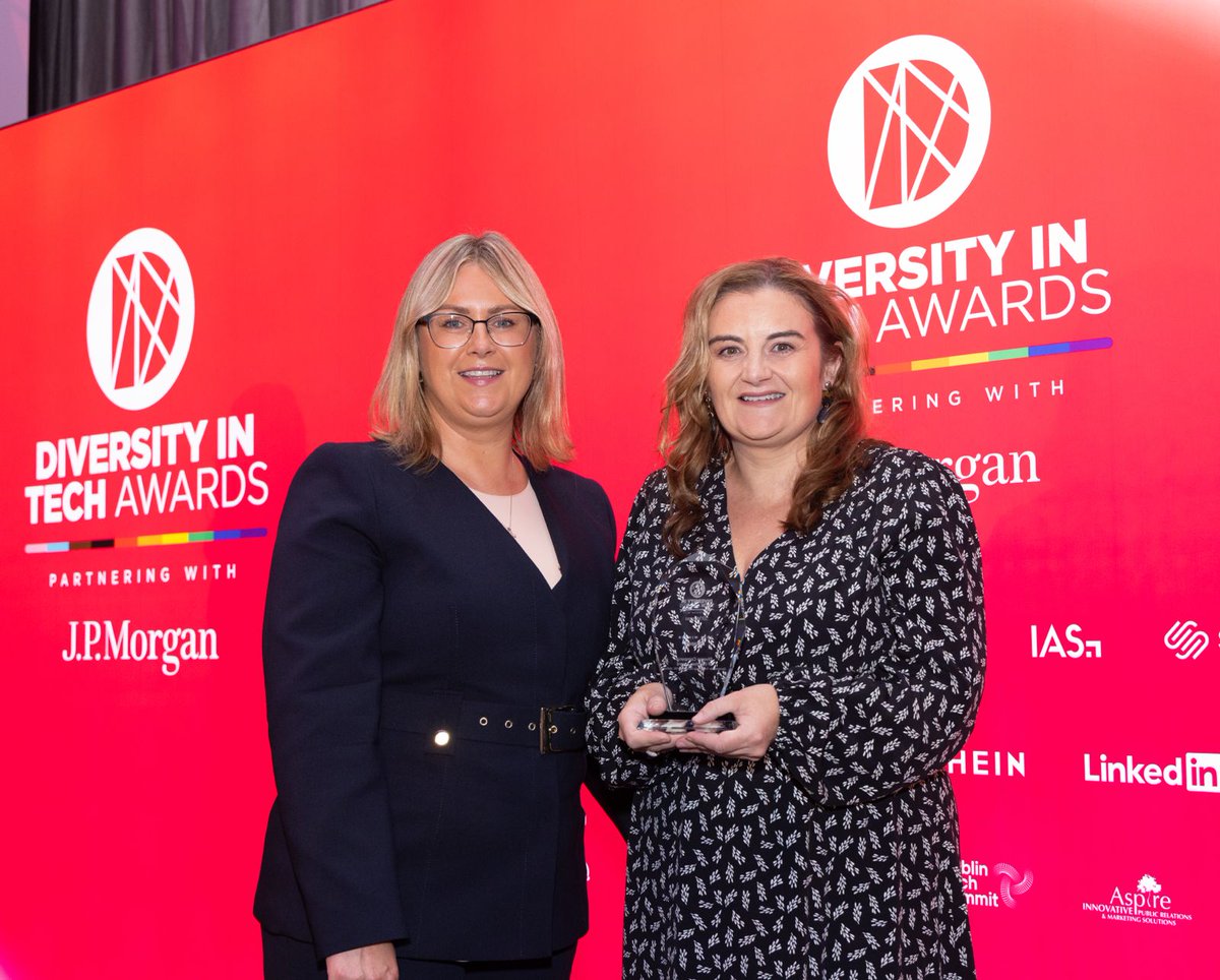 DITAwards's tweet photo. Congratulations to @Datapac_ICT, winner of the Diverse Company of the Year Award, proudly sponsored by @DigitalSkillnet and received by Karen O’Connor at the Diversity in Tech Awards 2025.

#DITAwards #DITA25 https://t.co/dwZo0lgCsn