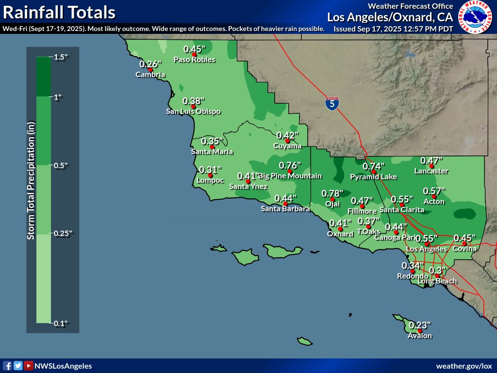 NWSLosAngeles's tweet image. Heads Up: A flood watch is in effect for most of the mountains from San Luis Obispo to LA Co from early Thur morning - Thur night. This corresponds with a broad swath of rain expected to arrive during the overnight hours. Stay tuned for updates. #socal #cawx #CArain