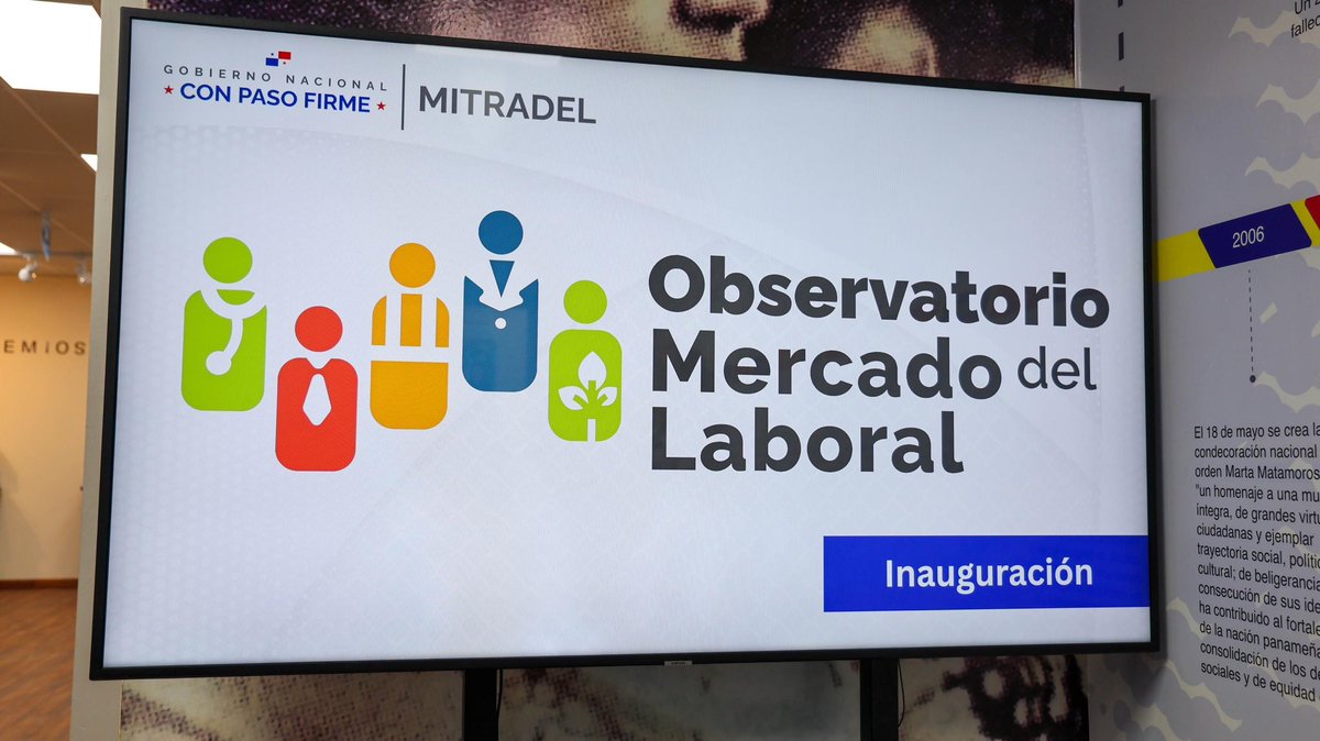 Contraloría General de la República de Panamá (@contraloriapma) on Twitter photo La Contraloría y MITRADEL firman un convenio clave para fortalecer el empleo en Panamá con esta alianza estratégica se da paso al lanzamiento del Observatorio del Mercado Laboral, una plataforma innovadora que recopilará y analizará datos para diseñar políticas públicas más La Contraloría y MITRADEL firman un convenio clave para fortalecer el empleo en Panamá con esta alianza estratégica se da paso al lanzamiento del Observatorio del Mercado Laboral, una plataforma innovadora que recopilará y analizará datos para diseñar políticas públicas más