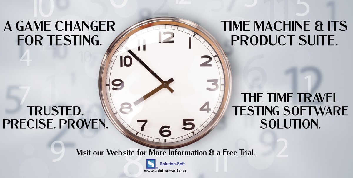 SolutionSoftTM's tweet image. “Time Machine has been a game-changer for us.” – Atruvia AG. Precise time control. Optimized testing. Future-proof systems. solution-soft.com/sites/default/…
#SolutionSoft #TimeTravelTesting #DevSecOps