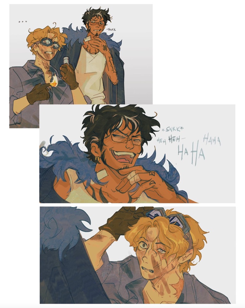 t0birooo's tweet image. engineering situations where law smiles