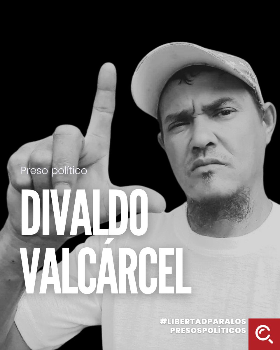 CubalexDDHH's tweet image. ‼️🚨 #AlertaCubalex | El preso político Divaldo Valcárcel González se encuentra en huelga de hambre desde hace una semana en la prisión de Agüica, Matanzas, en protesta por su injusto encarcelamiento.

✍️ Fue arrestado el 3 de julio de 2024 por sus publicaciones críticas en redes…