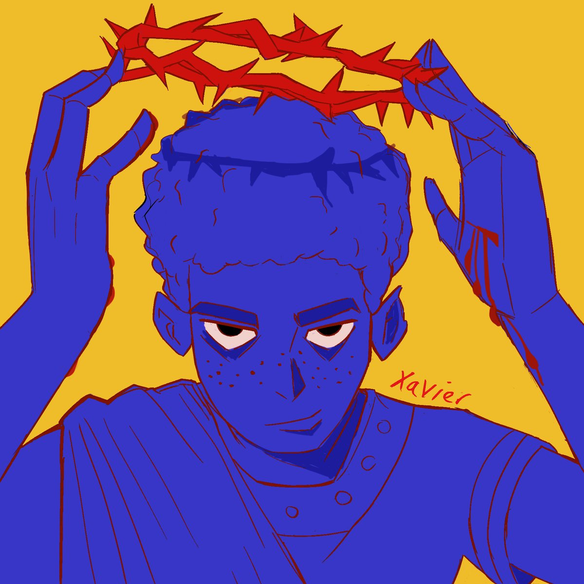 Possibly a WIP
Possibly finished, something about blue spoke to me