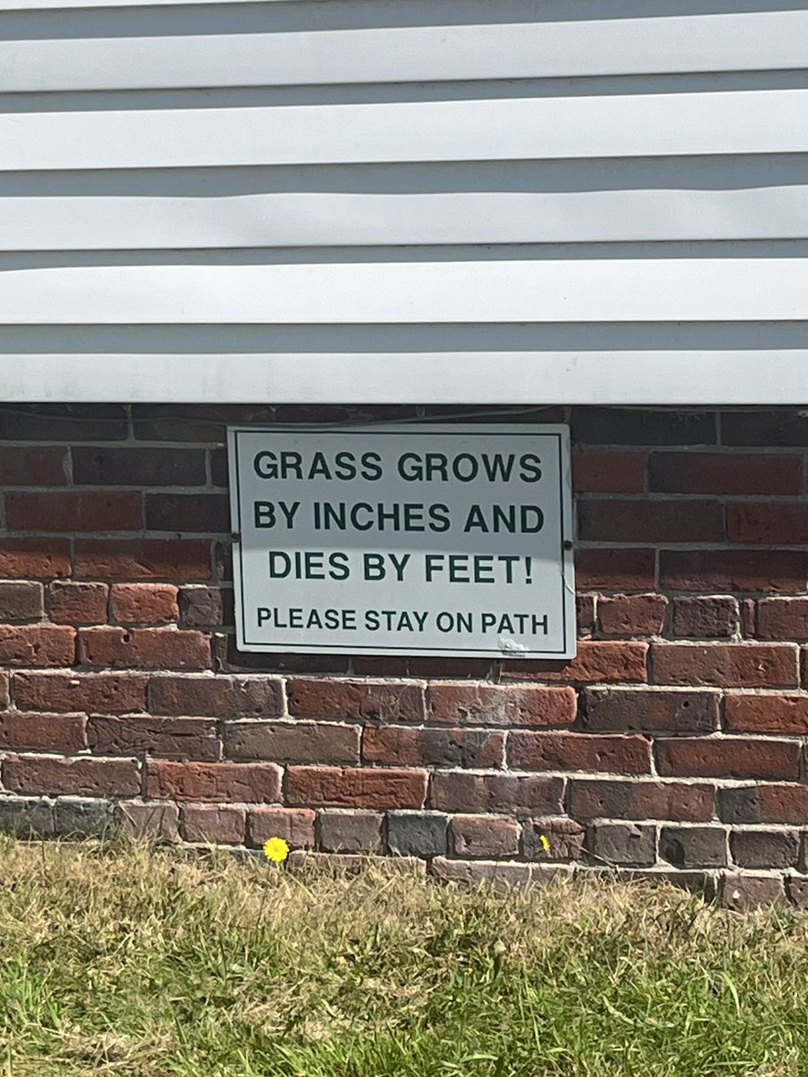 My daughter saw this sign in Maine. Doesn’t matter which state it is, it is true