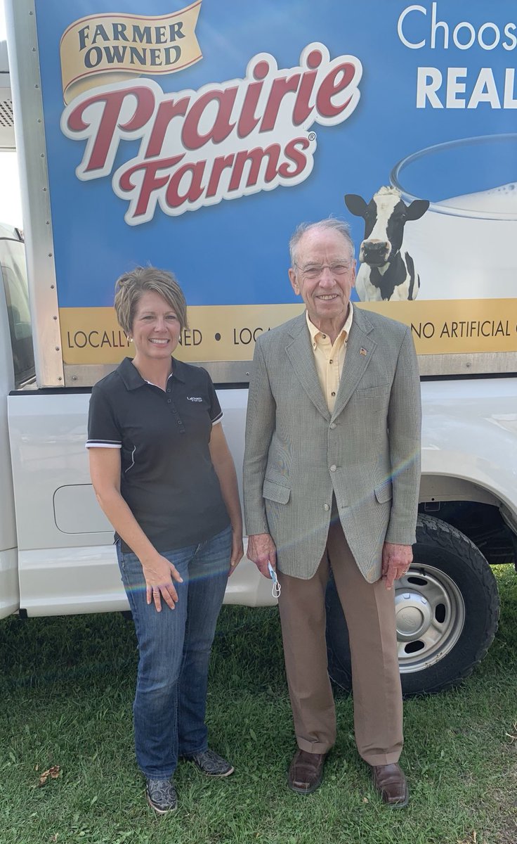 Happy birthday to Iowa’s iconic Senator ⁦<a href="/ChuckGrassley/">Chuck Grassley</a>⁩, a fellow Butler County native! May his special day include Dairy Queen. 🍦