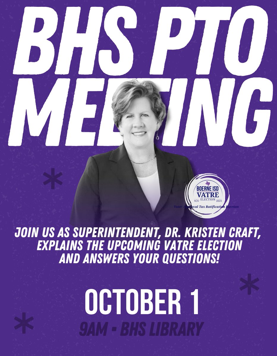 Boerne High School PTO tweet media