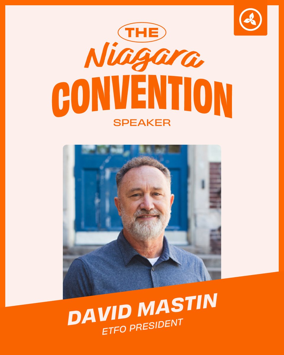 We're excited to announce ETFO President David Mastin as a Speaker at the Niagara Convention!

David began his teaching career in 1995 with the Durham Board of Education (now Durham District School Board) after graduating from the University of Toronto.

At the ETFO Durham