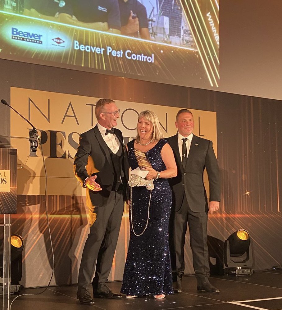 It’s ALL smiles for the winners of the Syngenta sponsored Diversity &amp; Inclusion award. 

Well done <a href="/pestissues/">Beaver Pest Control</a> 🎉