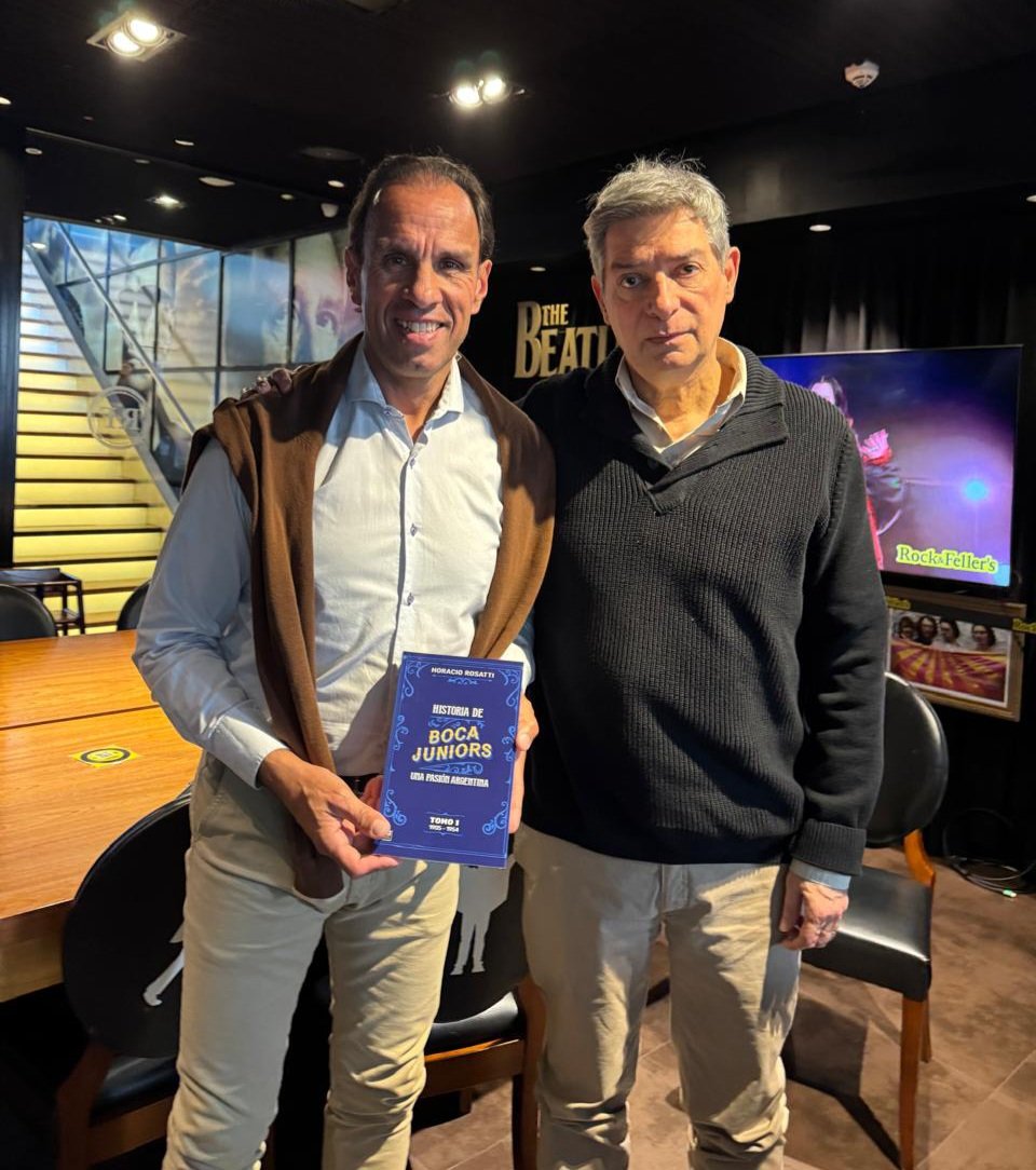 Mono Navarro Montoya (@navarromontoya) on Twitter photo Que placer leer Historia de <a href="/BocaJrsOficial/">Boca Juniors</a>, una pasión Argentina.
Gracias a Horacio Rosatti, autor de un magnífico libro. Que placer leer Historia de <a href="/BocaJrsOficial/">Boca Juniors</a>, una pasión Argentina.
Gracias a Horacio Rosatti, autor de un magnífico libro.