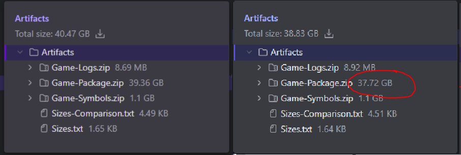 Star Atlas Dev Log 42: Playtested new Firearm/Ship mastery today, working well. Racing leaderboard nearly fixed. Started testing combat racing now that projectiles are properly networked.

Personally spent most of today on package size. Got it down 1.6 GB. My goal is 30GB. Have a
