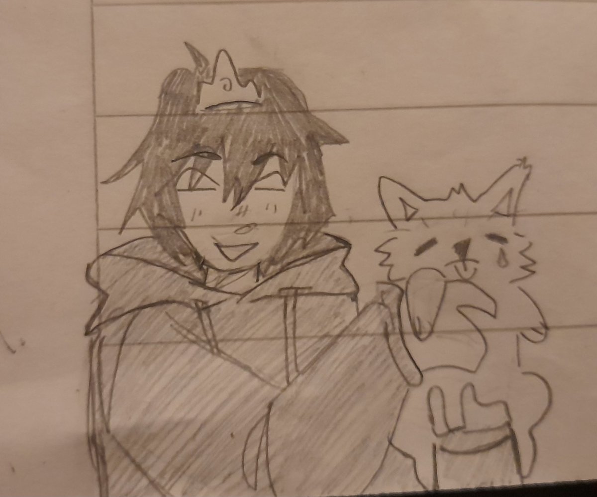 yeppppitsme's tweet photo. shout out to Tai's dog with separation   anxiety ‼️‼️ (from today's live stream)

#taimcfanart https://t.co/ttSlXMShyp