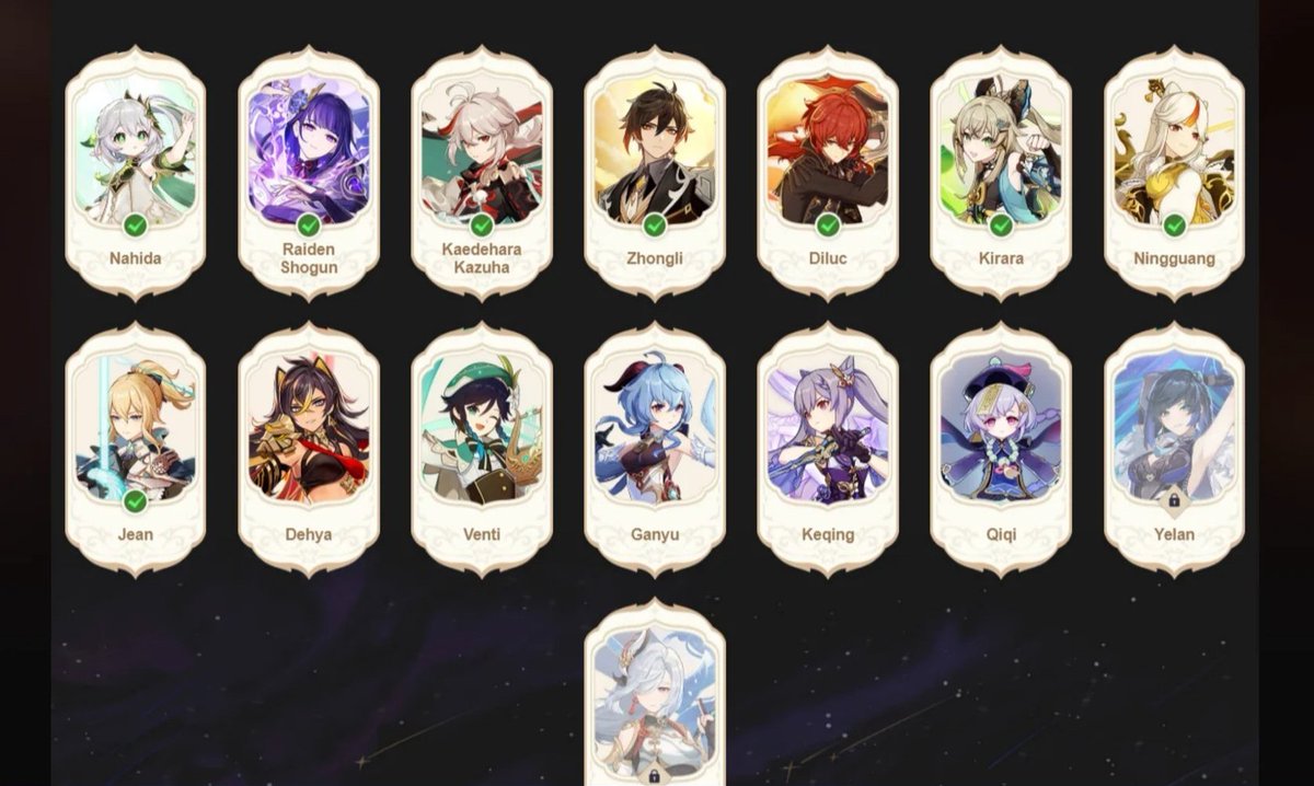 Kioarcodelcielo's tweet photo. Nod Krai Leaks  -  Luna 4

☆ New charachter selector

☆ Gift for the Lunar new year

☆ Free Liyue 4 star selector remains intact, both will overlap https://t.co/fVlRnXKFfX