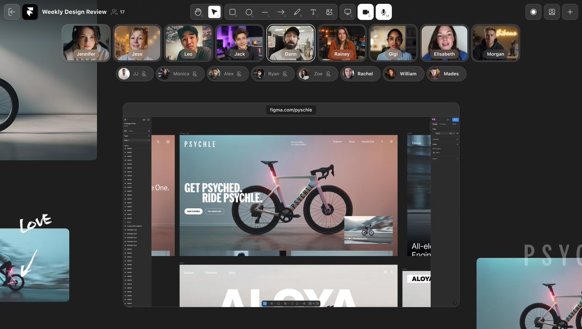 I don't like video meetings.

So I'm working on something in my free time to help make meetings, design reviews, and collaborations more fun with an open canvas, some AI, video/audio, and things.

I think you'll like this!
More soon.
