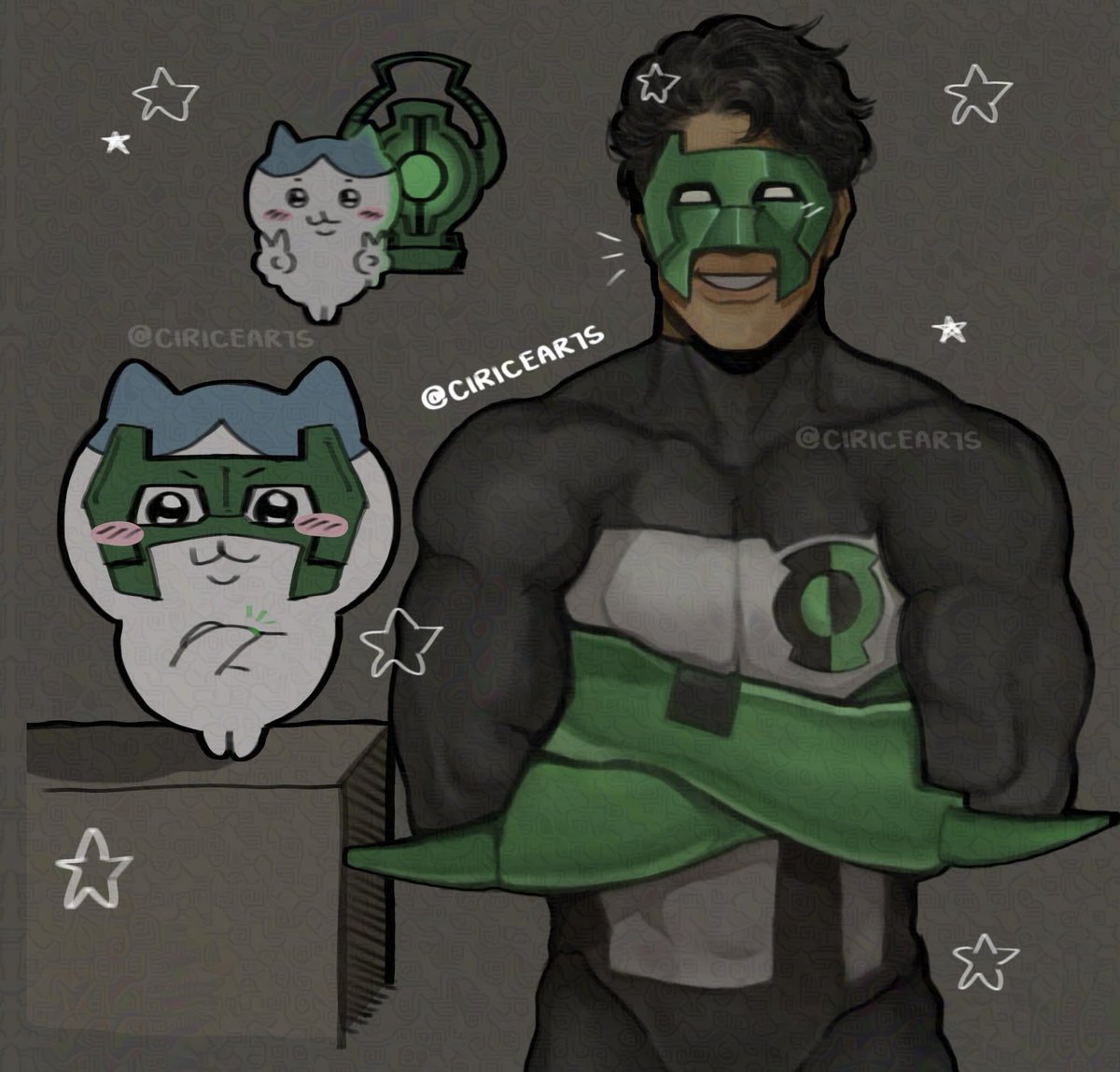 ciricearts's tweet image. one of them is an impostor #kylerayner #hachiware