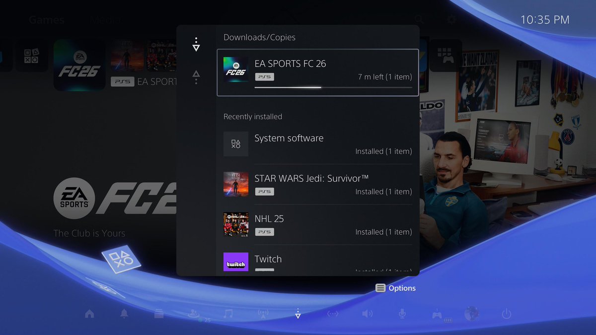 I still feel nothing  when it comes to this game 🫩.No hype and no excitement. 

Let’s see if that changes the tomorrow once I’m actually on the game. 

Guess you can’t really disappointed when you got 0 expectations 

#FC26 #EAFC26