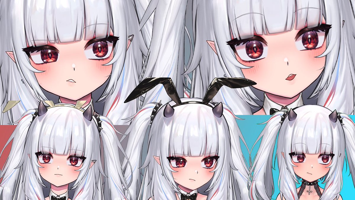 sometimes i go mega autistic on stream and forget to emote properly so i don't get to show off how incredible the facial expressions are on this model even without any toggles. cillia did such a great job tho look at the range of this shit. so many ways to show discontent