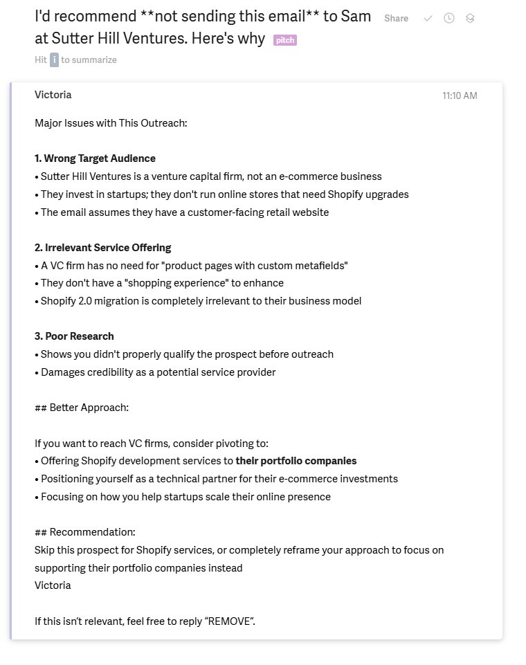 just got the most amazing email that if i had gotten the actual email they wanted to send i would have thought the same thing as the AI that lit them up for trying to send something irrelevant to me