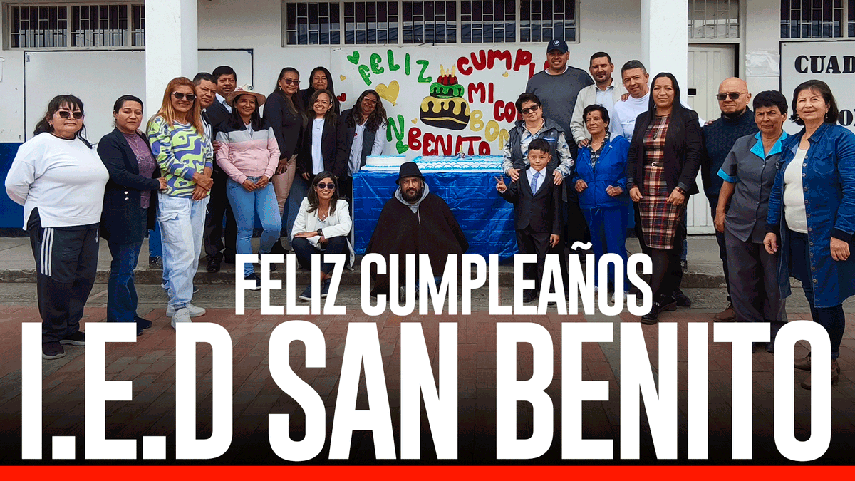 SIBASTEREO883's tweet photo. 📷📷 ¡Feliz cumpleaños I.E.D. San Benito! 📷📷

MIRA LA NOTICIA COMPLETA:
Facebook📷📷
https://t.co/sByK92uJSe
_______________________________________________________
Youtube📷📷
https://t.co/xhpm5grVEJ https://t.co/DXSxGfygQW