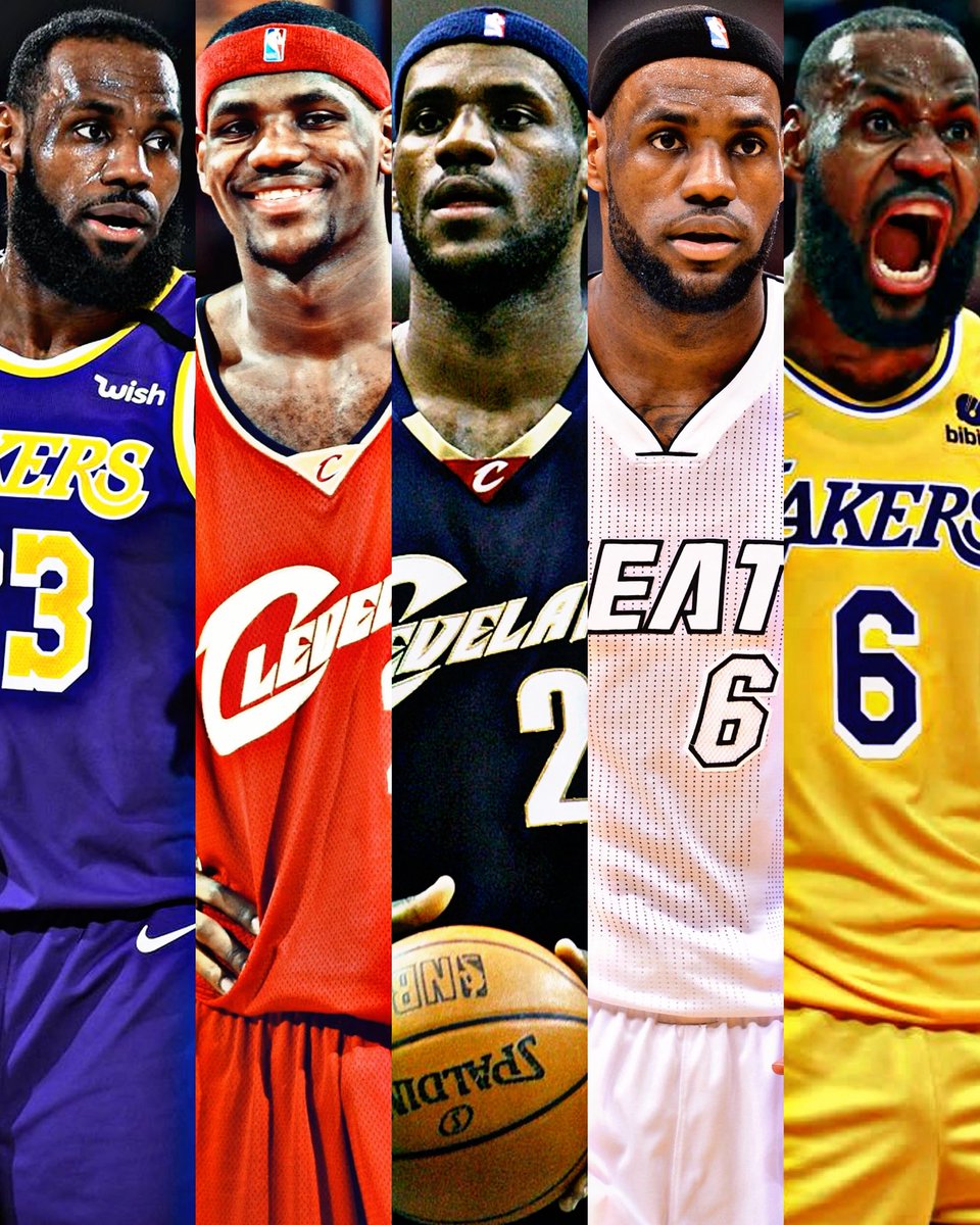 LeBron’s best season at every position
(based on PER via <a href="/bball_ref/">Basketball Reference</a>):

👑 PG — 2020 LeBron (25/10/8)
👑 SG — 2003 LeBron (21/6/6)
👑 SF — 2009 LeBron (28/8/7)
👑 PF — 2013 LeBron (27/8/7)
👑 C — 2022 LeBron (30/8/6)

This can’t be done for any other player in NBA history. 🐐