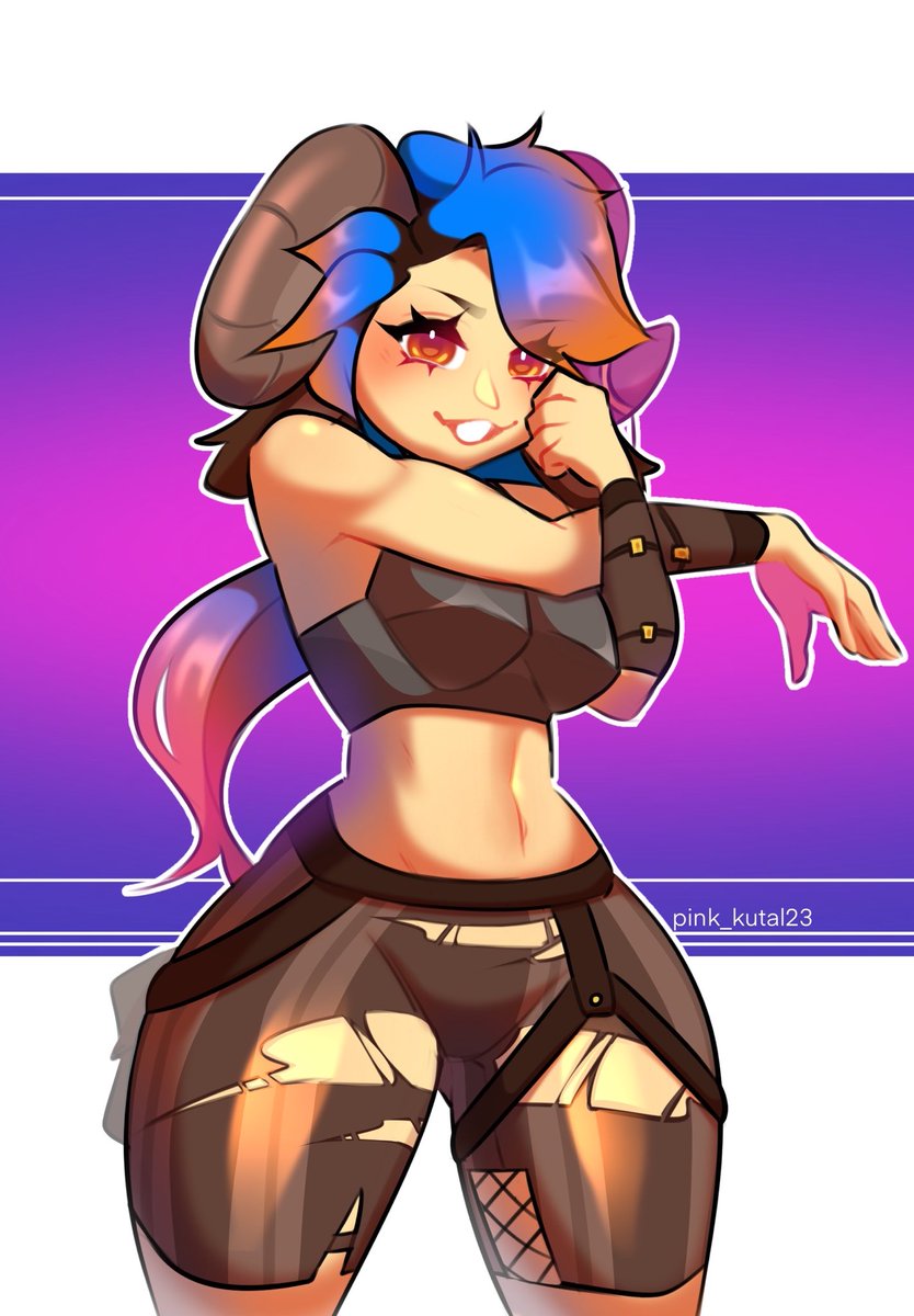 “You ready for round 2?” 

Commission I put in back in January! Love how it turned out
🎨: @/pink_kutal23