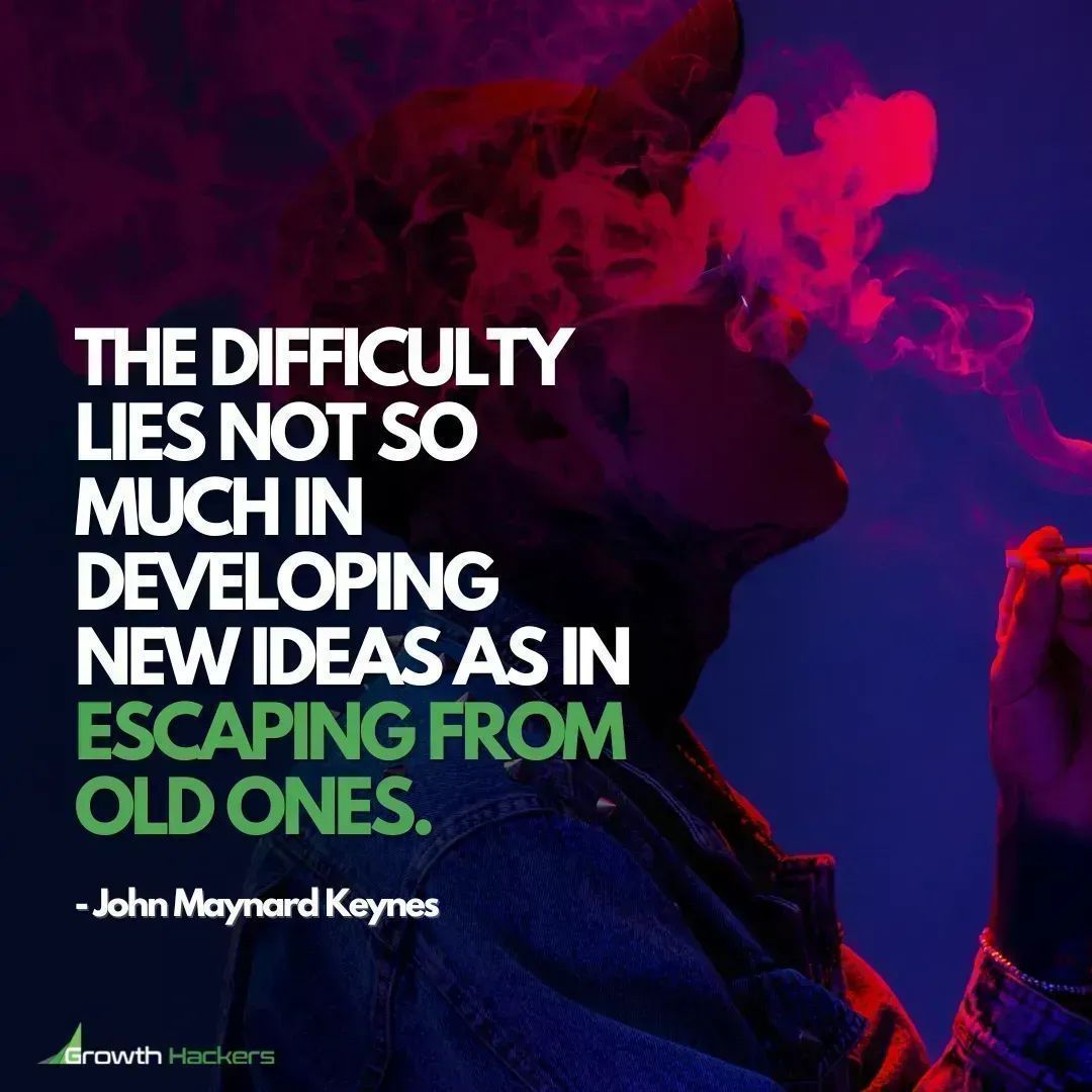 TopGrowthAgency's tweet image. The Difficulty Lies not so Much in Developing New Ideas as in Escaping from Old Ones.
John Maynard Keynes

buff.ly/uH0GKou

#Ideation #GrowthMindset #Entrepreneurship #BusinessOwners