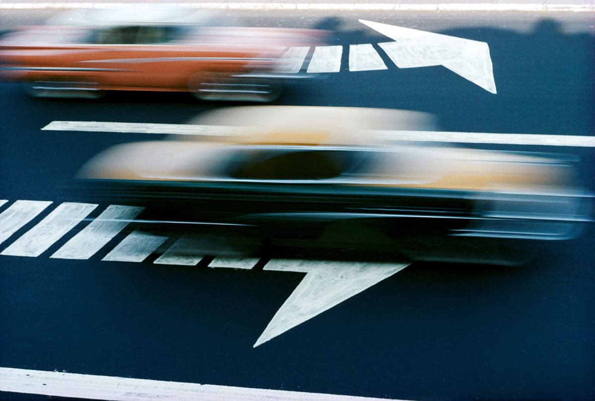 Ernst Haas #photography 
Traffic, New York, 1957