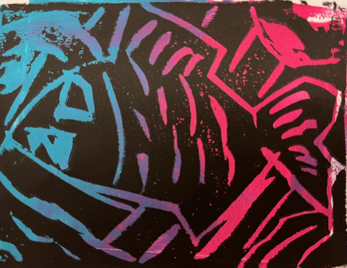 We just wrapped up our printmaking unit by exploring Gelli printing with nature and multi layered linocut printing. <a href="/CLSD_Schools/">Cornwall-Lebanon SD</a> #ccmshastalent #7thgrade #art #printmaking #funlearning