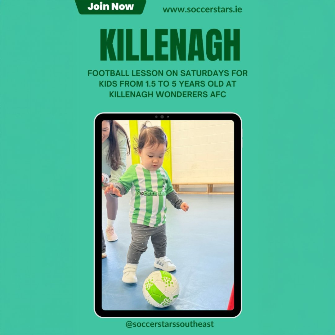 killenagh's tweet photo. @soccerstarssoutheast Starts this Saturday 20th September @ 9AM. Sign up at https://t.co/7Yh1LvHy6z https://t.co/moB0qEvkqQ