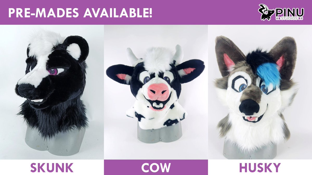 pinustudios's tweet photo. These guys are looking for a new home! ๐ฆจ๐ฎ๐บ
3 premades available right now, make it real and get yours today. Don't miss out!
https://t.co/xnVM0tm8R6
#fursuit #PinuStudios https://t.co/p5Aq6wJW6s
