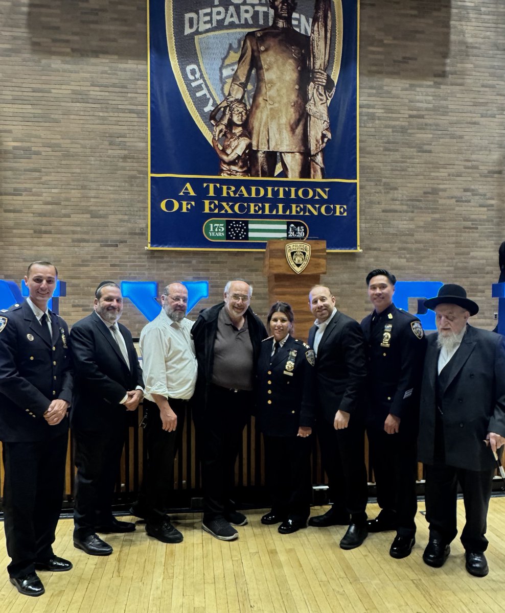 Today we attended the High Holidays Security briefing with some of our friends from the community at One Police Plaza. 

We will ensure I will be a safe and happy holiday for all.