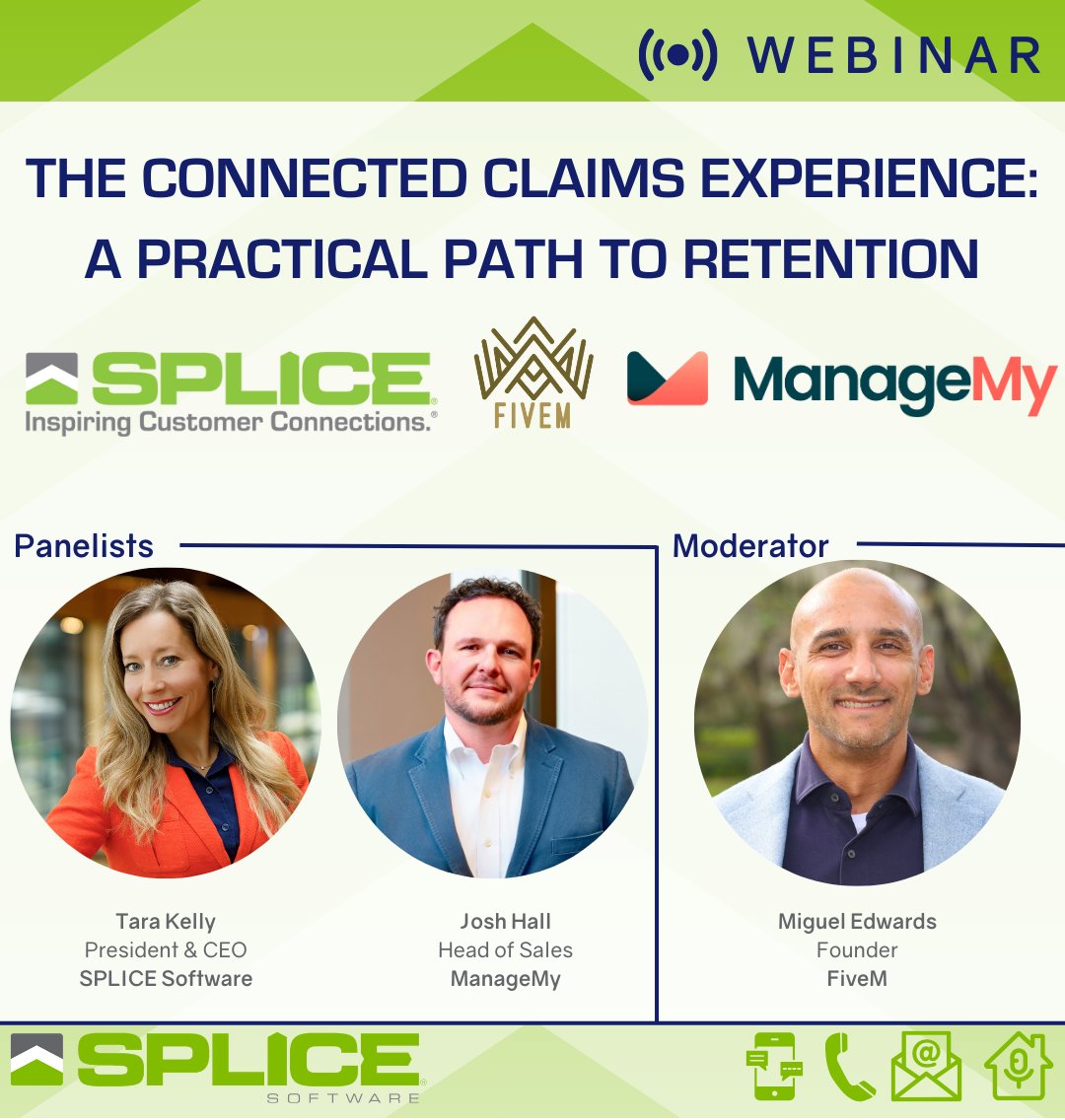 SPLICESoftware's tweet image. Watch our latest webinar! We cover the cutting edge of #CustomerExperience. From accelerating claims to personalizing messages, this session is packed with actionable insights &amp;amp; emerging trends. 
hubs.ly/Q03JSgDQ0

#ClaimsExperience #InsuranceRetention