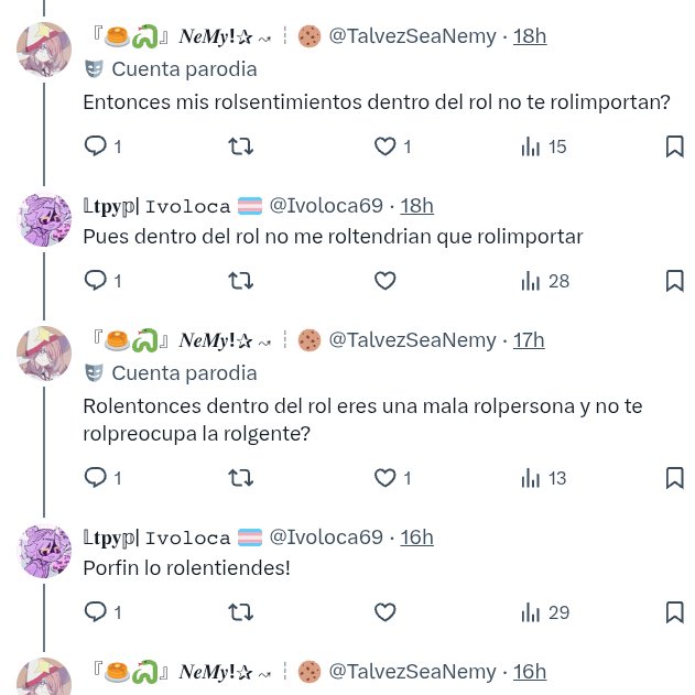 Rolfuna a @ivoloca69 por ser una mala rolpersona y rolburlarse de la rolgente sin que le rolimporten sus rolsentimientos