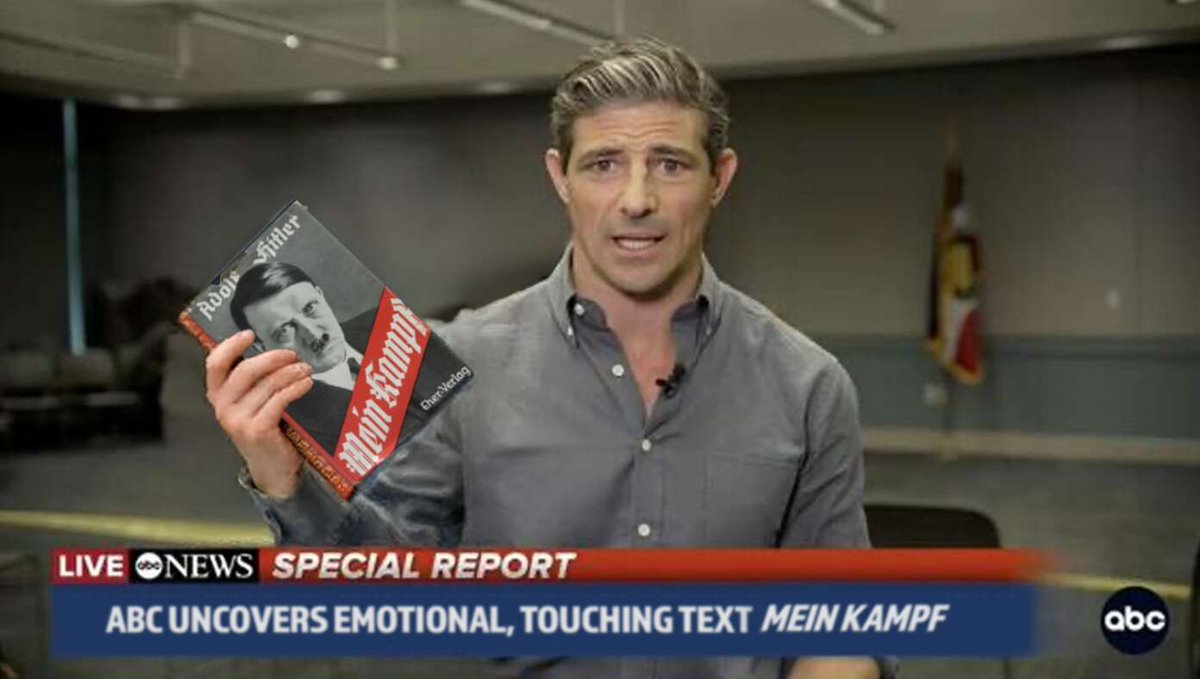 Matt Gutman Tears Up While Citing 'Personal, Touching' Mein Kampf
buff.ly/MROd1ha