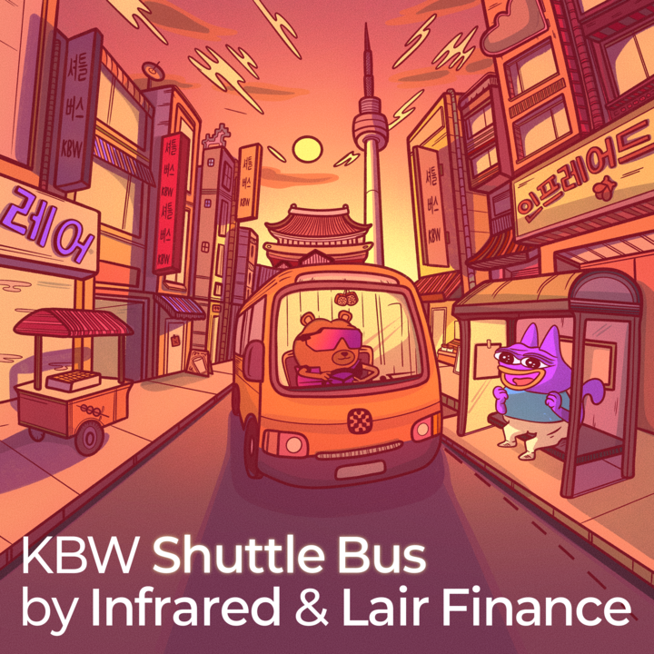 InfraredFinance's tweet image. Beras, we&apos;re running two events during Korea Blockchain Week and Token2049 Singapore. 

KBW Shuttle Bus (Day 1-2)
Sept 23 - Sept 24

Cafe &amp;amp; Giveaways by @LairFinance &amp;amp; Infrared
Sept 24

Links below 👇