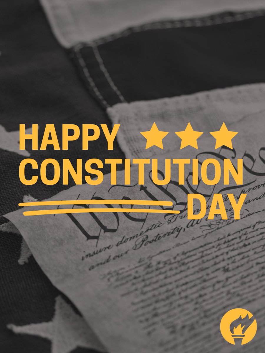 Happy Constitution Day!
The Constitution is a call to action. Guiding policy that defends liberty, limits government, and puts people first.

“...secure the Blessings of Liberty…”- U.S. Constitution

We don’t just celebrate liberty. We build it. #ConstitutionDay #LibertyInAction