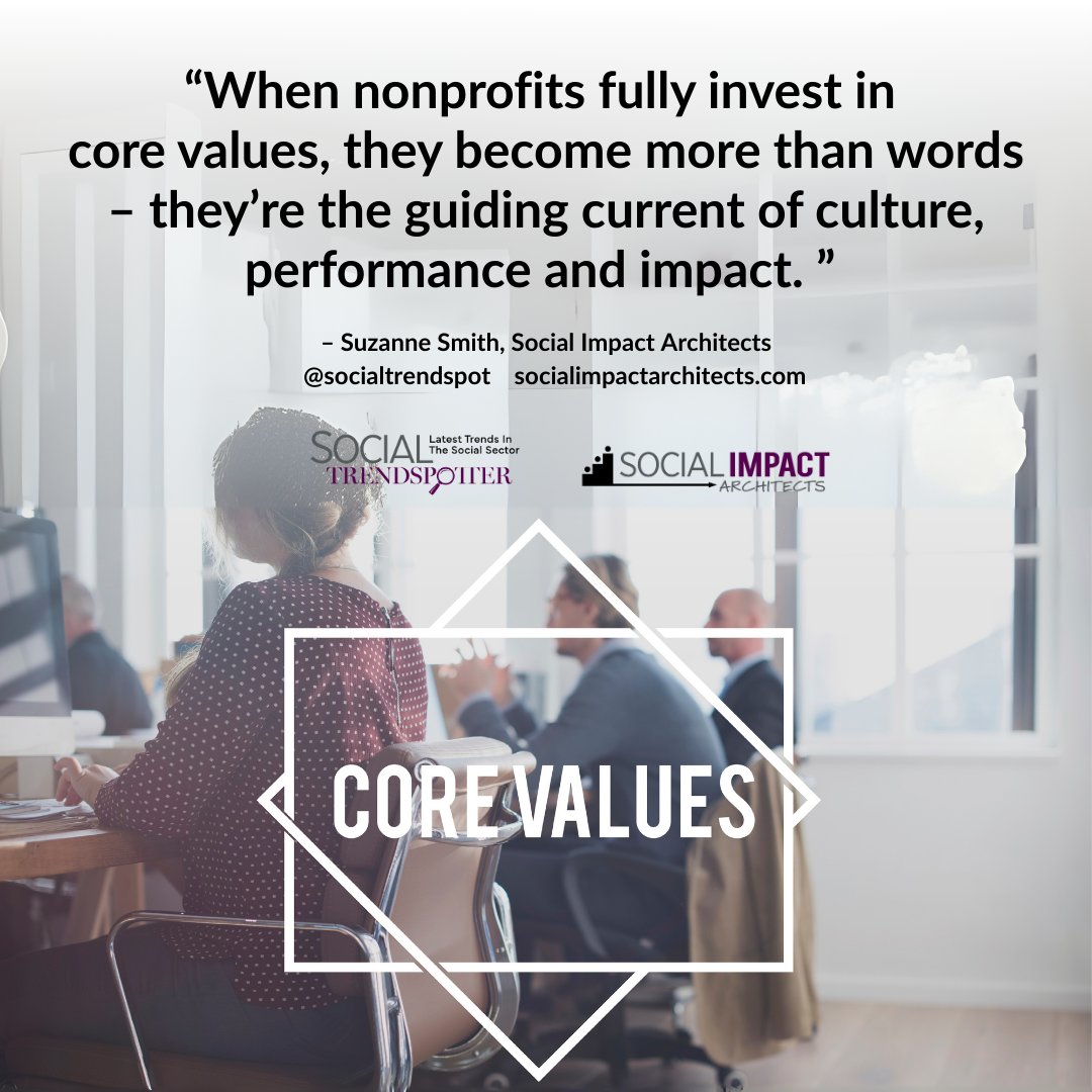 socialtrendspot's tweet image. 🌟 Core values are the heartbeat of your organization&apos;s culture! Check out our latest blog for a simple 5️⃣-step guide to create values that inspire and unite your team. 👉 socialimpactarchitects.com/core-values/ #CoreValues #NonprofitLeadership #OrganizationalCulture #MissionDriven